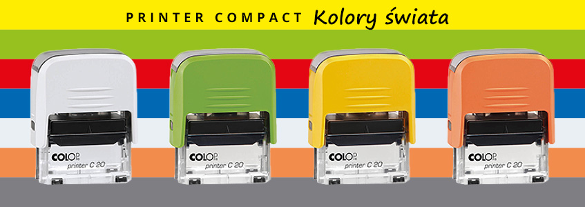 Pieczątki Printer Compact / Kolory Świata / Electrics