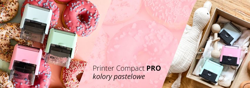 Pieczątki Printer Compact PRO pastelowe