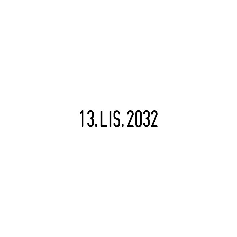 Datownik Szkieletowy Classic Line 2000/5 wzór odbicia