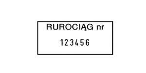 Numerator HORRAY H67B wzór odbicia