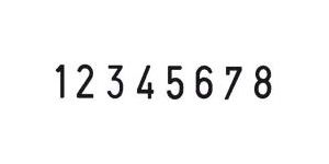 Ręczny numerator ustawiany 12008 wzór odbicia
