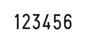 Ręczny numerator ustawiany 18006 wzór odbicia