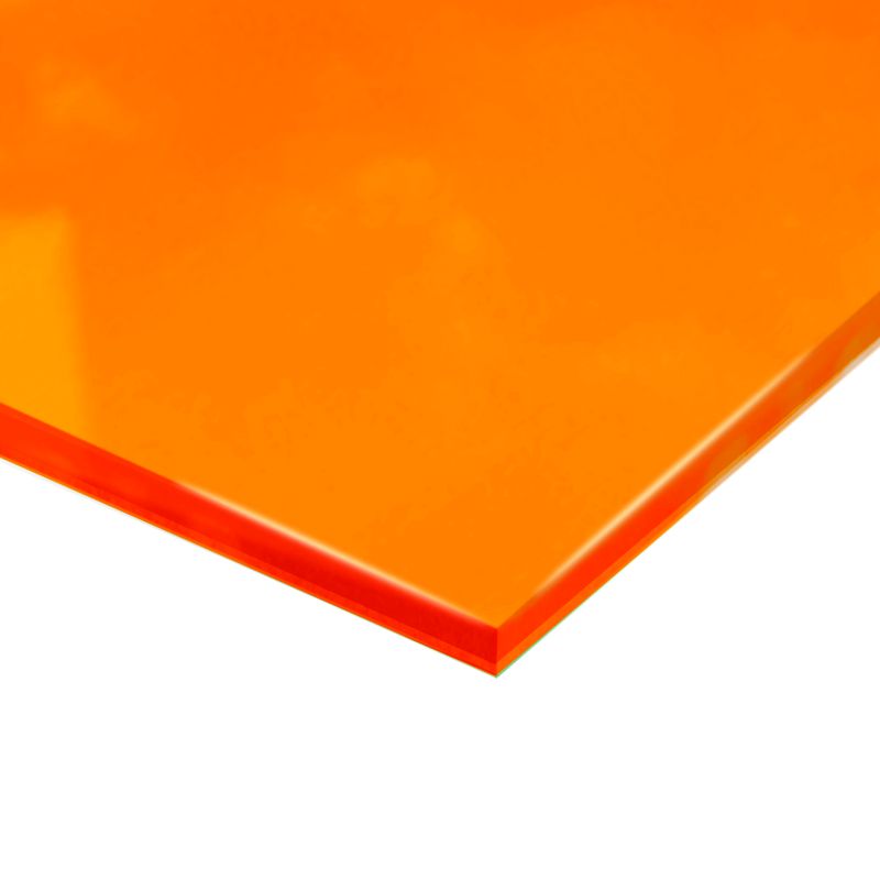pleksi fluo ciemnopomarańczowa