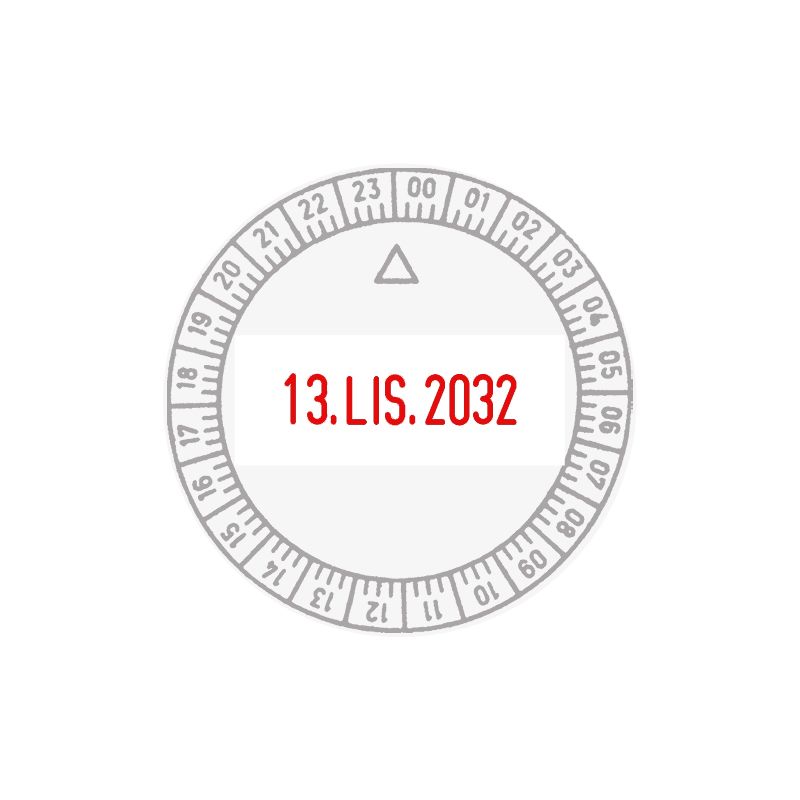 Datownik Szkieletowy Classic Line R 2045/UZ 24h wzór odbicia